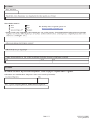 Form BCR2547 Title VI Complaint (Environmental Justice and Related Statutes) - Illinois, Page 2