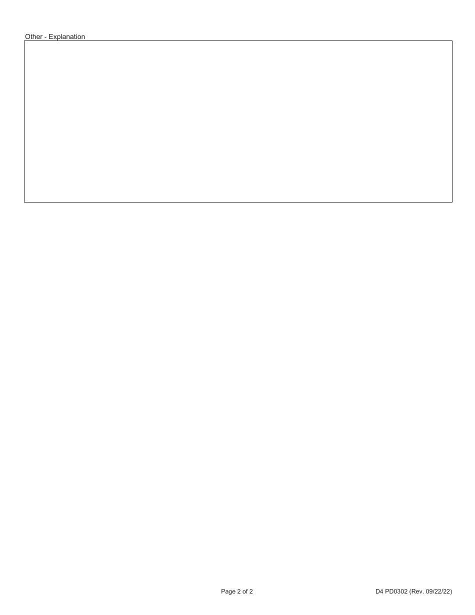Form D4 PD0302 Railroad Retirement Verification - Illinois, Page 2