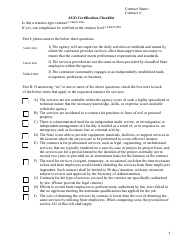 Ago Certification Checklist - Vermont