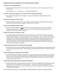 Tuition Assistance Application - Vermont, Page 5