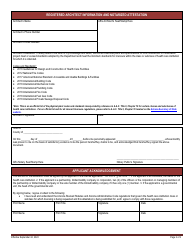 Health Care Institution License Application Architecture Attestation - Arizona, Page 2
