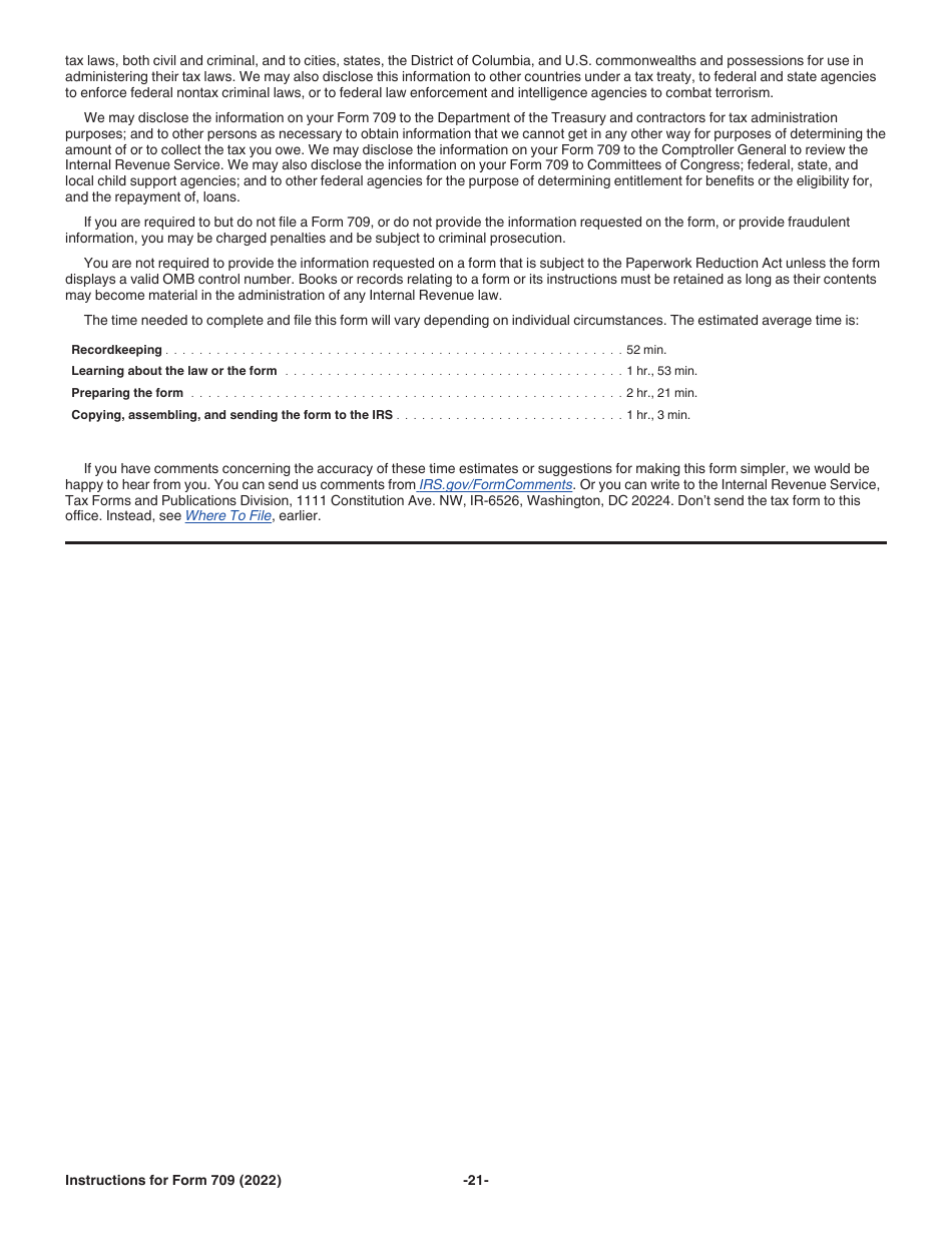 Instructions for IRS Form 709 United States Gift (And Generation-Skipping Transfer) Tax Return, Page 21