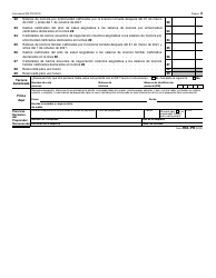 IRS Formulario 943-PR Planilla Para La Declaracion Anual De La Contribucion Federal Del Patrono De Empleados Agricolas (Puerto Rican Spanish), Page 3
