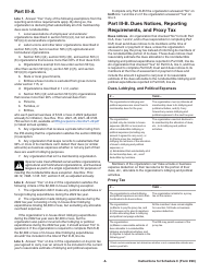 Instructions for IRS Form 990 Schedule C Political Campaign and Lobbying Activities, Page 6