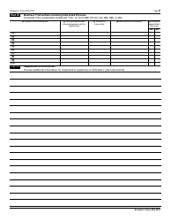 IRS Form 990 Schedule L Transactions With Interested Persons, Page 2