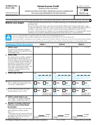 IRS Form 1040 Schedule EIC - 2022 - Fill Out, Sign Online and Download ...