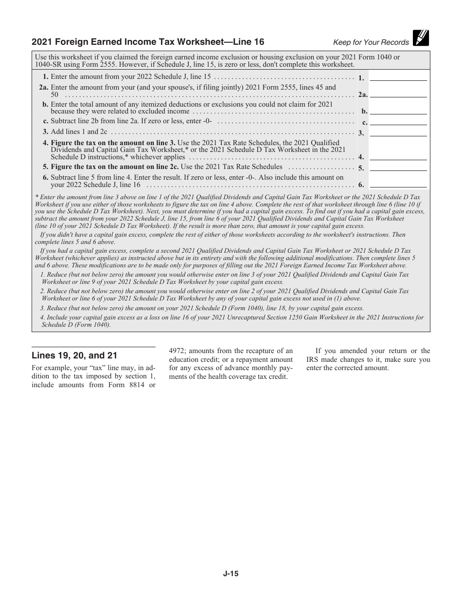 Instructions for IRS Form 1040 Schedule J Income Averaging for Farmers and Fishermen, Page 15