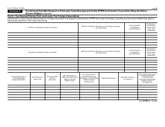 IRS Form 1118 Foreign Tax Credit - Corporations, Page 6