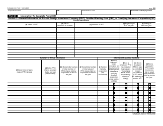 IRS Form 1120-S Schedule K-3 Shareholder&#039;s Share of Income, Deductions, Credits, Etc. - International, Page 12