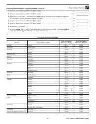 Instructions for IRS Form 2555 Foreign Earned Income, Page 6