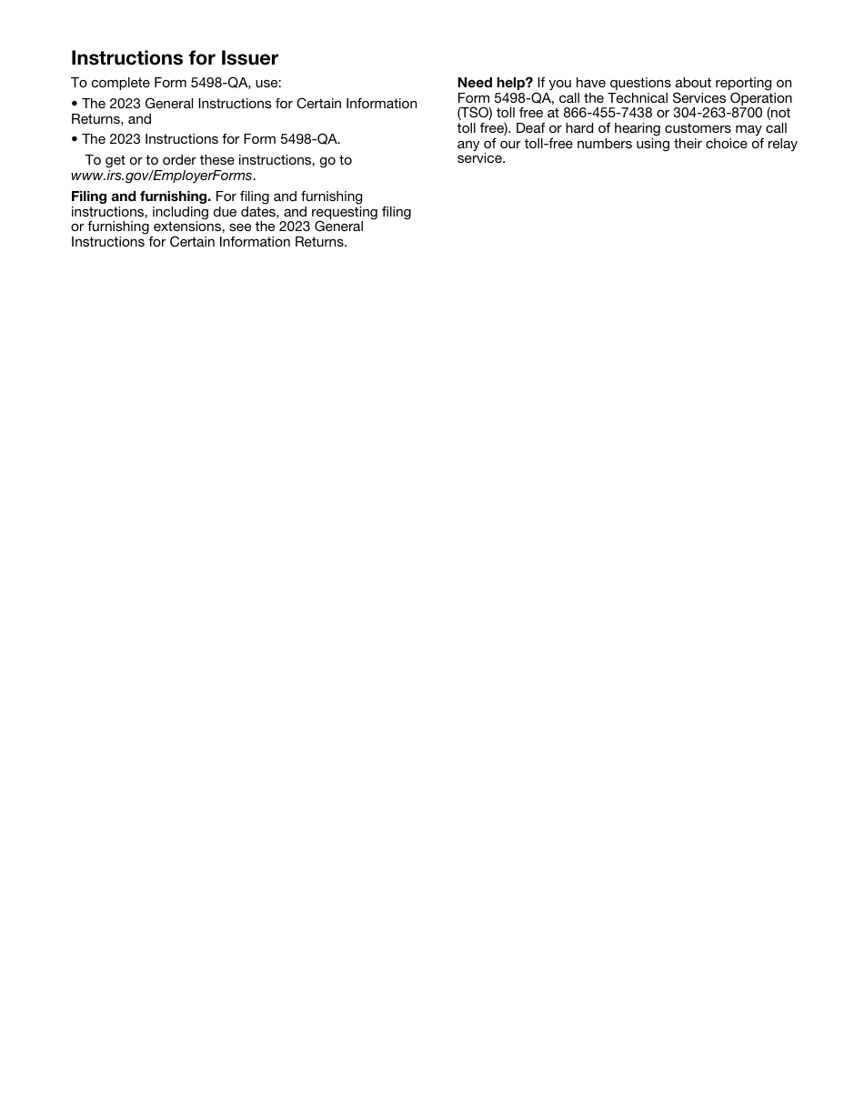 IRS Form 5498-QA Able Account Contribution Information, Page 5