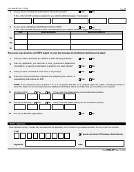IRS Form 8554-EP Application for Renewal of Enrollment to Practice Before the Internal Revenue Service as an Enrolled Retirement Plan Agent (Erpa), Page 2