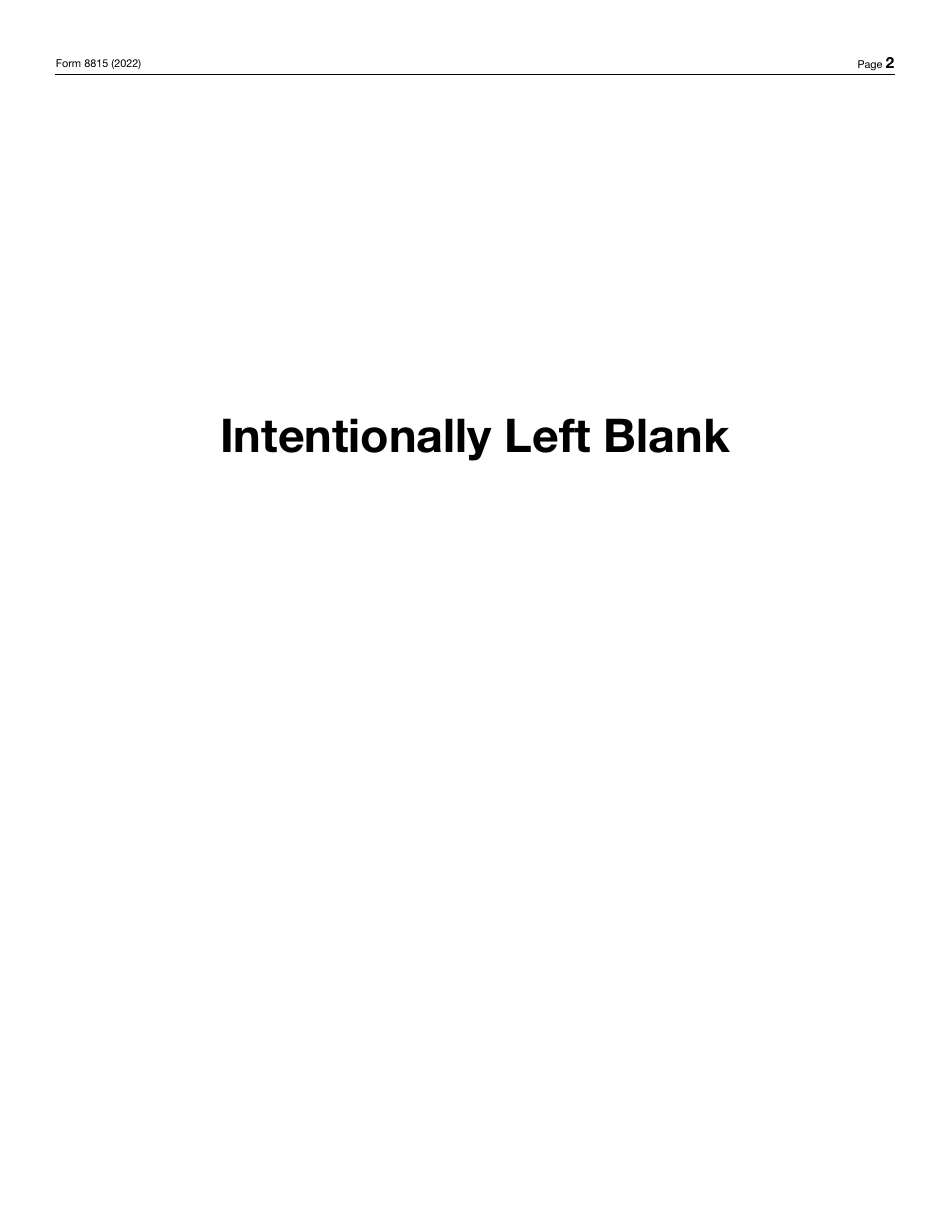 IRS Form 8815 Exclusion of Interest From Series Ee and I U.S. Savings Bonds Issued After 1989 (For Filers With Qualified Higher Education Expenses), Page 2
