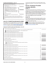 Instructions for IRS Form 8839 Qualified Adoption Expenses, Page 7