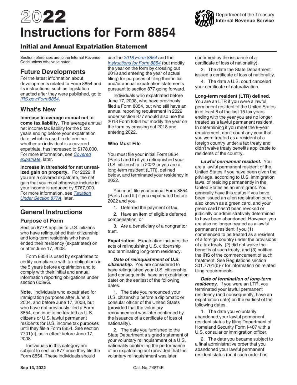 Download Instructions For IRS Form 8854 Initial And Annual Expatriation download-instructions-for-irs-form-8854-initial-and-annual-expatriation