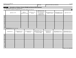 IRS Form 8865 Schedule K-2 Partners&#039; Distributive Share Items - International, Page 11