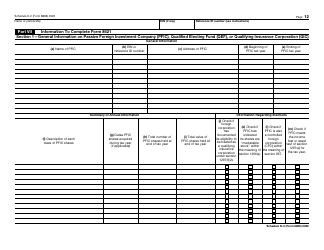 IRS Form 8865 Schedule K-2 Partners&#039; Distributive Share Items - International, Page 12