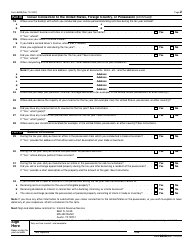 IRS Form 8898 Statement for Individuals Who Begin or End Bona Fide Residence in a U.S. Possession, Page 2