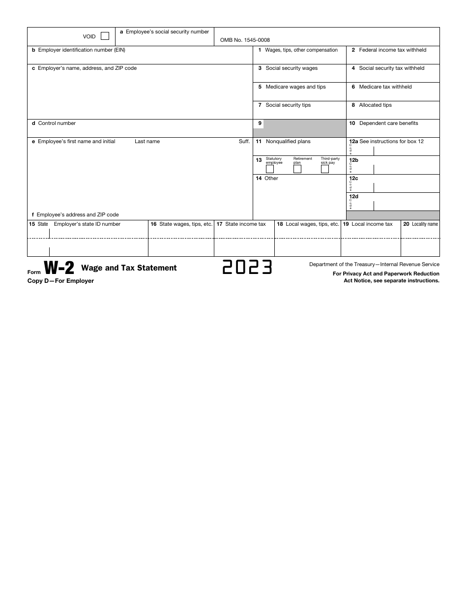 IRS Form W-2 Wage and Tax Statement, Page 10