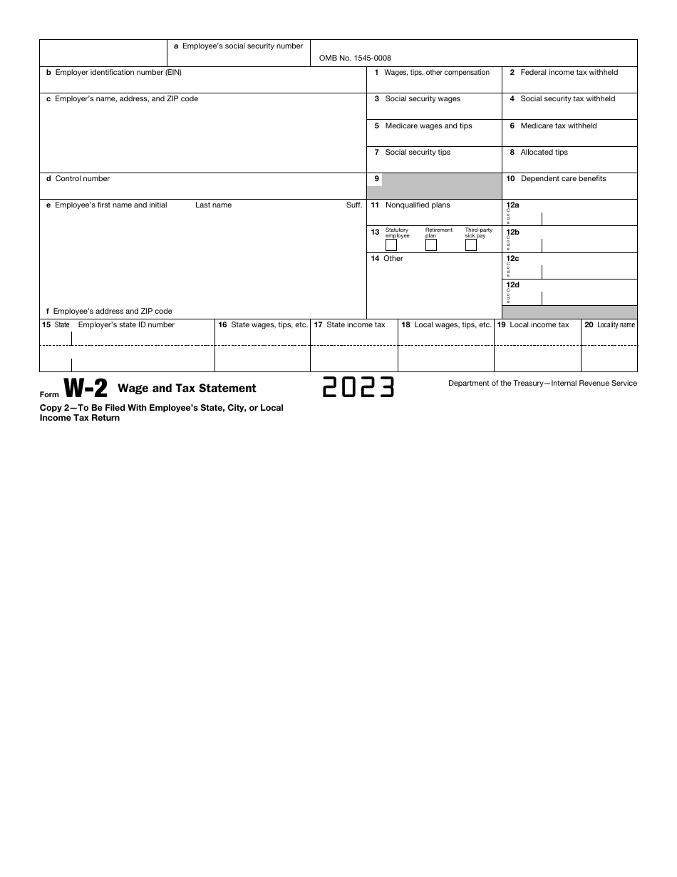 IRS Form W-2 Wage and Tax Statement, Page 8