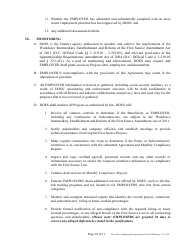 First Source Employment Agreement (2) for Construction Projects Only - Washington, D.C., Page 10
