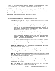 First Source Employment Agreement 2 for Non Construction Contracts Only - Washington, D.C., Page 2