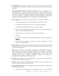 First Source Employment Agreement 2 for Non Construction Contracts Only - Washington, D.C., Page 3