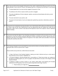 Comity Application - Oregon, Page 18