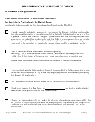 Comity Application - Oregon, Page 5