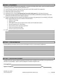 Form DSS-4451 Application for Child Support Services - North Carolina, Page 21