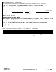 Formulario DSS-4451 Solicitud De Servicios De Child Support (Manutencion Infantil) - North Carolina (Spanish), Page 15
