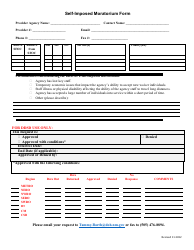 New Mexico Self-imposed Moratorium Form Download Printable PDF 2020 ...