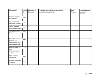 Ddsd Individual Transition Plan Checklist - New Mexico, Page 6