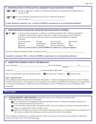 New Mexico Pasrr Level I Identification Screen Form - New Mexico, Page 2