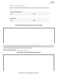 Form 142 On-Site Review Monitoring Form - National School Lunch Program (Nslp) and School Breakfast Program (SBP) - New Jersey, Page 3