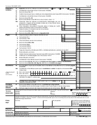 IRS Formulario 1040-NR (SP) Declaracion De Impuestos Sobre Los Ingresos De Extranjeros No Residentes De Los Estados Unidos (Spanish), Page 2