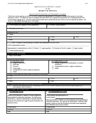 Document preview: Victim Payee Name Change Form - Montana