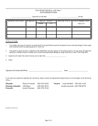 Additional a.u.m. Grazing Application/Permit - Arizona, Page 2