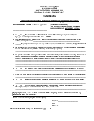 Temporary Residential Remodeler Licensing Application - Arkansas, Page 3
