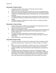 Planning Assistance Reimbursement Engineer Certification of Services - Clean Water and Drinking Water State Revolving Fund Programs - North Dakota, Page 2