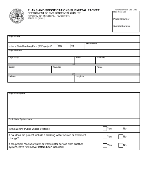 Form SFN62132  Printable Pdf