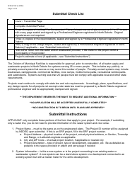 Form SFN62132 Plans and Specifications Submittal Packet - North Dakota, Page 3