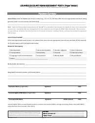 Assessment Tool - Youth (Paper Version) - County of Los Angeles, California, Page 18