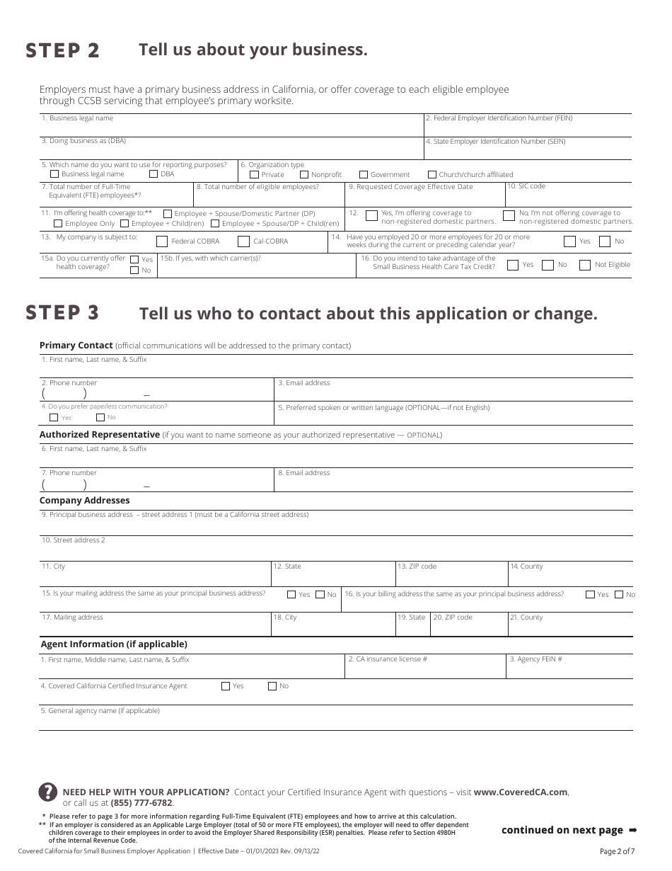 California Enrollment Application For Employers Fill Out Sign Online And Download Pdf 