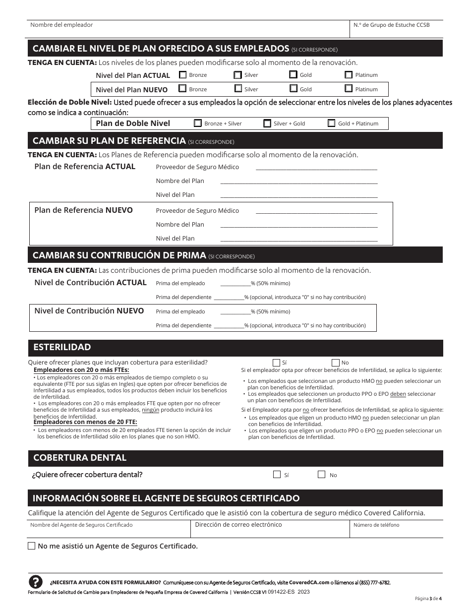 Covered California Para Pequenas Empresas - California (Spanish), Page 3