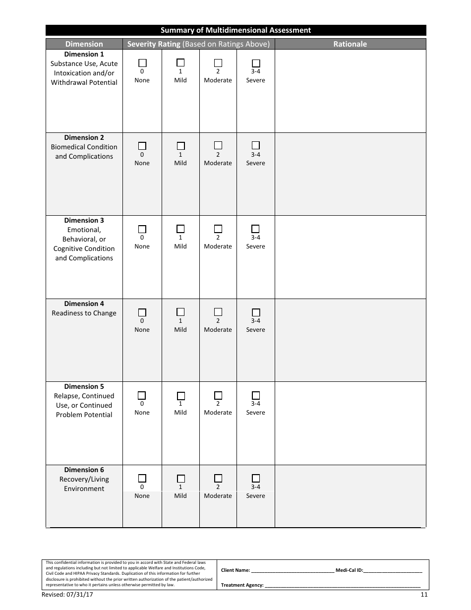 Assessment Tool - Adults (Paper Version) - County of Los Angeles, California, Page 11