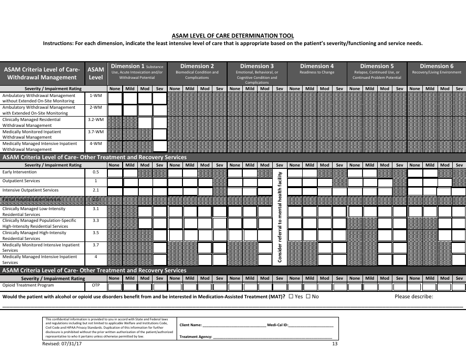 Assessment Tool - Adults (Paper Version) - County of Los Angeles, California, Page 13
