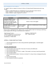 Substance Abuse Prevention and Control Appeal Form - County of Los Angeles, California, Page 3