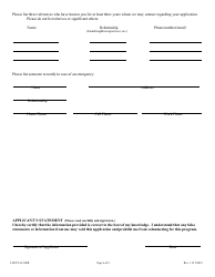 Form LSUP.243.21RR Volunteer Application - Williamson County, Texas, Page 6