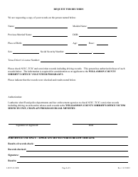 Form LSUP.243.21RR Volunteer Application - Williamson County, Texas, Page 8